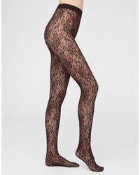 Calzedonia - Floral Lace Tights - Lyst