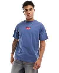 Levi's - T-shirt With Central Batwing Logo - Lyst