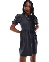 Miss Selfridge - Short Sleeve Mini Smock Dress - Lyst