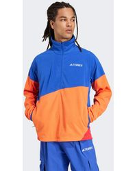 adidas - Terrex – multi climawarm – fleece-anorak - Lyst