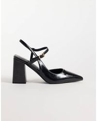 Raid - Merrill Block Heeled Slingback Shoes With Pointed Toe - Lyst