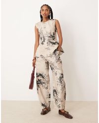 ASOS - Barrel Leg Trousers - Lyst