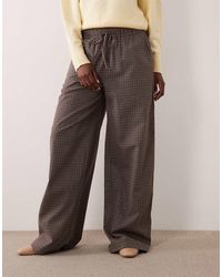 Brave Soul - Wide Leg Trousers With Tie Waist Detai - Lyst