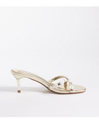 Public Desire - Kitten Heel Sandals With Beads - Lyst