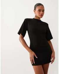 Missy Empire - Modal Bell Sleeve Fitted T-Shirt Dress - Lyst