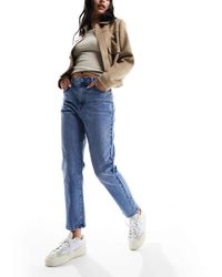 New Look - Jeans Dritti Lavaggio Medio - Lyst