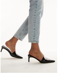 TOPSHOP - Eva - scarpe a punta con tacchetti a spillo nere - Lyst