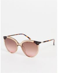 Damen Sonnenbrillen Whistles Sonnenbrillen katzenaugen-sonnenbrille in Pink Whistles 