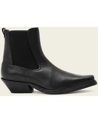 AllSaints - Carter Leather Ankle Chelsea Boots - Lyst