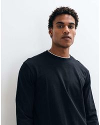 Threadbare - Long Sleeve Cotton Relaxed Fit T-Shirt - Lyst