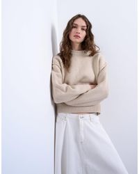 TOPSHOP - Pull ras - Lyst
