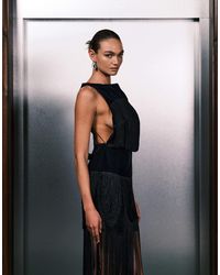 ASOS - – midikleid aus samt - Lyst