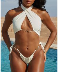 Moda Minx - X Savannah-shae Richards Clarissa Coin Tie Side Bikini Bottoms - Lyst