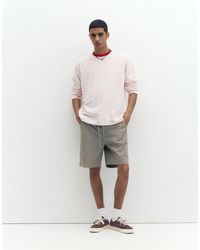Pull&Bear - Bermuda à taille élastique - Lyst