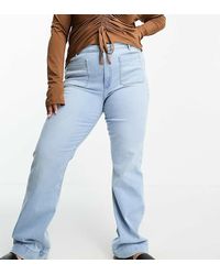 Wrangler - High Waisted Front Pocket Flare - Lyst