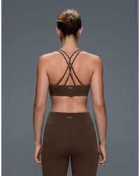 Oysho - Comfortlux Light Support Sports Bra With Crossover Straps - Lyst