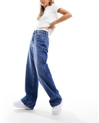 ASOS - Dad Jeans Met Wijde Pijpen - Lyst