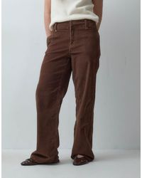 Vero Moda - Wide Leg Corduroy Trousers - Lyst