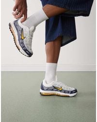 Nike - Zapatillas De Deporte Blancas Y Azul Marino Air Max Tl 2.5 De -Gris - Lyst