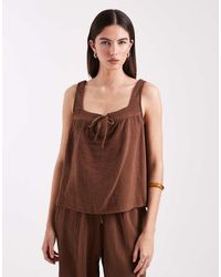 ONLY - Top Senza Maniche - Lyst