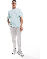 Hollister - T-shirt coupe carrée épais à rayures - /vert - Lyst