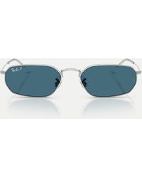 Ray-Ban - – irregular – polarisierte sonnenbrille - Lyst
