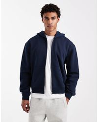 ASOS - – kastige basic-kapuzenjacke - Lyst