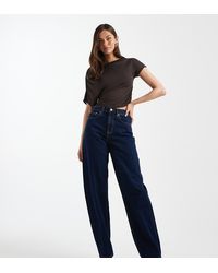 ASOS - Asos Design Tall Slim Barrel Jeans - Lyst