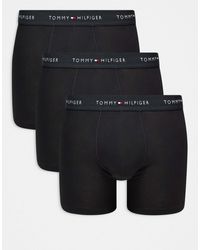 Tommy Hilfiger - Signature Cotton Essentials 3 Pack Boxer Briefs - Lyst