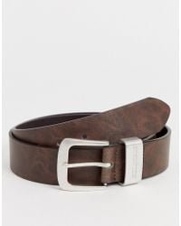 Lambretta Brown Leather Belt