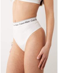 Calvin Klein - Shapewear Icon Cotton Modal Lingerie Thong - Lyst