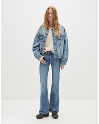 Pull&Bear - Bootcut Jeans Met Lage Taille - Lyst