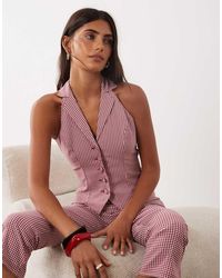 Miss Selfridge - Haltertop Co-Ord - Lyst