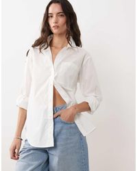 New Look - Poplin Shirt - Lyst