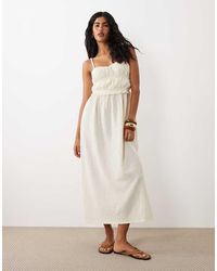 ASOS - Textured Midi Sundress - Lyst