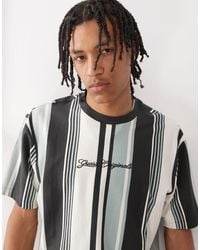 Guess - Originals Vertical Stripes T-shirt - Lyst