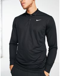 Nike Cotton Sb Dri-fit Men's Long Sleeve Skateboarding Polo Shirt in Pink  for Men | Lyst