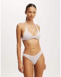 Cotton On - Scoop Neck Halter Bikini Top - Lyst