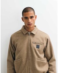 Obey - Ledger Wool Mix Blouson Jacket - Lyst
