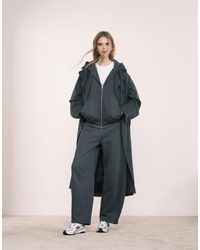 ASOS - Barrel Leg Sweatpants With Seam Detailing - Lyst