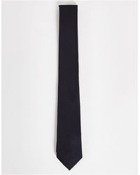 ASOS - Cravate texturée - noir - Lyst