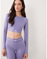 New Balance - Ac Fitted Long Sleeve - Lyst