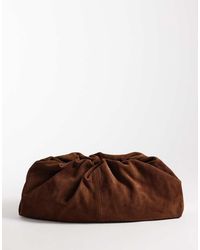ASOS - Suede Cloud Clutch Purse - Lyst