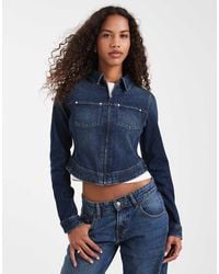 Levi's - Fitted Denim Trucker Jacket - Lyst