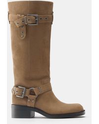 Pull&Bear - – biker-stiefel - Lyst