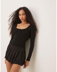 Gina Tricot - – langärmliges jersey-shirt - Lyst