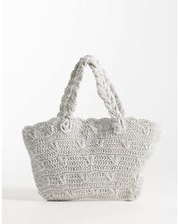 Mango - Teen Knit Purse - Lyst