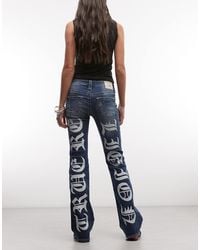 TRUE RELIGION - Becca Bootcut Logo Jeans - Lyst
