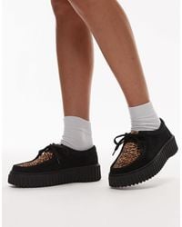 Clarks - – torhill bee – schuhe aus wildleder mit leopardenmuster - Lyst