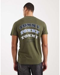 Tommy Hilfiger - Dollar Stack Logo T-shirt - Lyst